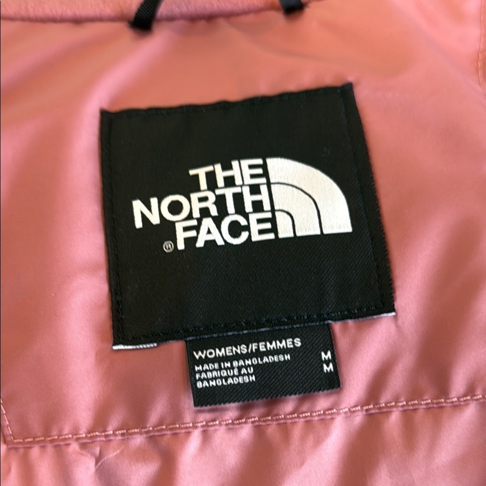 The North Face Puffer Bagley Water Repellent 550 Fill Power Down coat Mesa Rose - Picture 7 of 10
